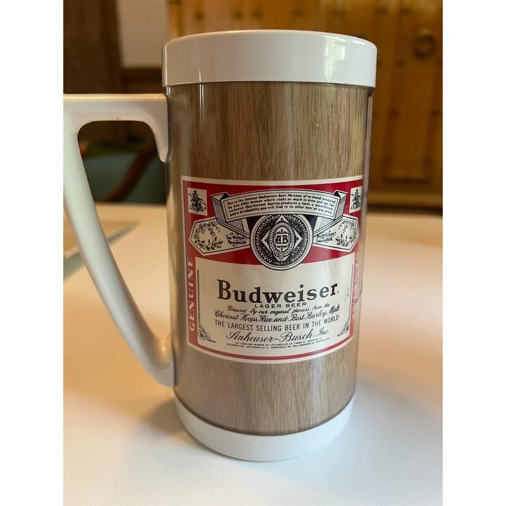 Set‎ of 2 Anheuser Busch Budweiser Thermo Serve Mugs.